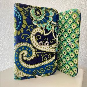 Vera Bradley Rhythm & Blues Small Wallet